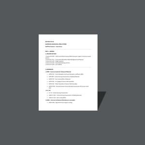 Linear Specifications